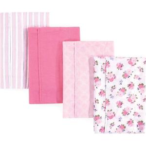 imageLuvable Friends Unisex Baby Cotton Flannel Burp Cloths Dog One SizeGarden
