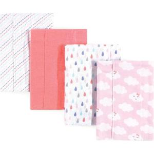 imageLuvable Friends Unisex Baby Cotton Flannel Burp Cloths Dog One SizeGirl Clouds