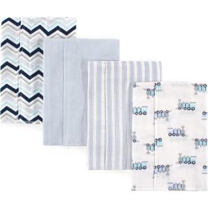 imageLuvable Friends Unisex Baby Cotton Flannel Burp Cloths Dog One SizeTrain