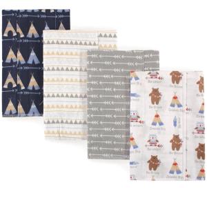 imageLuvable Friends Unisex Baby Cotton Flannel Burp Cloths Dog One SizeTribe