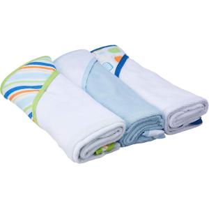 imageLuvable Friends Unisex Baby Cotton Terry Hooded Towels Blue Whale One SizeBlue