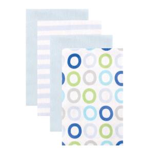 imageLuvable Friends Unisex Baby Flannel Burp Cloths Yellow One SizeBlue