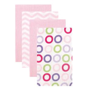 imageLuvable Friends Unisex Baby Flannel Burp Cloths Yellow One SizePink