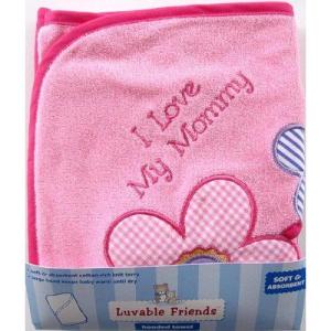 imageLuvable Friends Unisex Baby Hooded Towel Purple 1Pack One SizePink