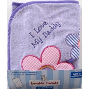 imageLuvable Friends Unisex Baby Hooded Towel Purple 1Pack One SizePurple