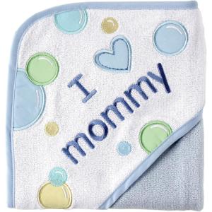 imageLuvable Friends Unisex Baby Hooded Towel and Washcloth Pink Owl One SizeBlue Mom