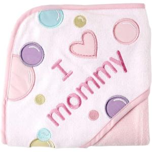 imageLuvable Friends Unisex Baby Hooded Towel and Washcloth Pink Owl One SizePink Mom