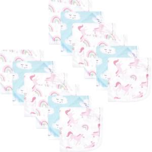 imageLuvable Friends Unisex Baby Muslin WashclothsRainbow