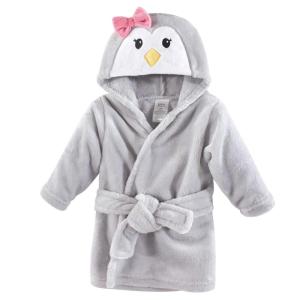 imageLuvable Friends Unisex Baby Plush Bathrobe Whales 09 MonthsGirl Penguin