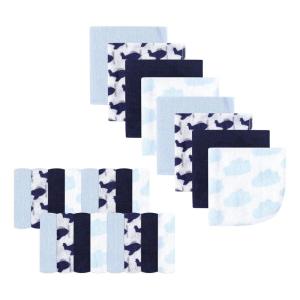 imageLuvable Friends Unisex Baby Super Soft Bundle Washcloths Girl Feathers One SizeAirplane