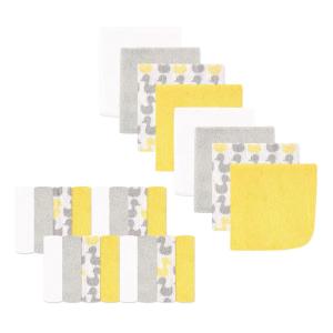 imageLuvable Friends Unisex Baby Super Soft Bundle Washcloths Girl Feathers One SizeDucks