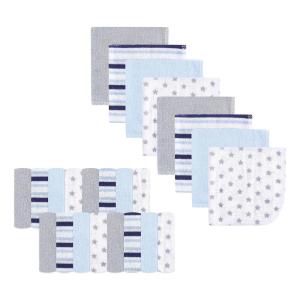 imageLuvable Friends Unisex Baby Super Soft Bundle Washcloths Girl Feathers One SizeStars Stripes
