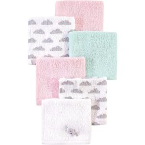 imageLuvable Friends Unisex Baby Super Soft Cotton Washcloths Dinosaur One SizeElephant Spray