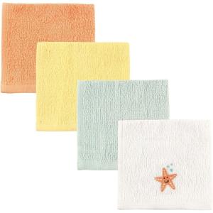 imageLuvable Friends Unisex Baby Super Soft Cotton Washcloths Dinosaur One SizeStarfish