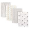imageLuvable Friends Cotton Poly Flannel Burp Cloths Multipack Girl Feathers 8Pack One SizeKoala 8pack
