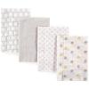 imageLuvable Friends Cotton Poly Flannel Burp Cloths Multipack Girl Feathers 8Pack One SizeOwl 8pack