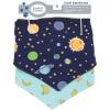 imageLuvable Friends Dog Reversible Pet Dog and Cat Bandana Bibs 2pk Botanical Leopard One SizeBanana Space