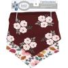 imageLuvable Friends Dog Reversible Pet Dog and Cat Bandana Bibs 2pk Botanical Leopard One SizeBotanical Burgundy Floral