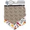 imageLuvable Friends Dog Reversible Pet Dog and Cat Bandana Bibs 2pk Botanical Leopard One SizeBotanical Leopard