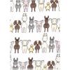 imageLuvable Friends Hudson Baby Flannel Burp Cloths 12pk SetFarm Pals Gray