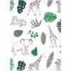 imageLuvable Friends Hudson Baby Flannel Burp Cloths 12pk SetJungle Green