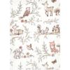 imageLuvable Friends Hudson Baby Flannel Burp Cloths 12pk SetPink Forest Friends
