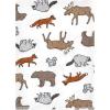 imageLuvable Friends Hudson Baby Flannel Burp Cloths 12pk SetWoodland Animal Adventure