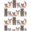 imageLuvable Friends Hudson Baby Flannel Burp Cloths 12pk SetWoodland Bloom