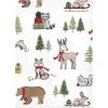 imageLuvable Friends Hudson Baby Flannel Burp Cloths 12pkHoliday Forest