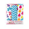 imageLuvable Friends Print Hooded Towels Pink Butterflies 3 CountPink Butterflies