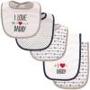 imageLuvable Friends Unisex Baby Bib and Burp Cloth Set Boy Thank Heaven One SizeBoy Daddy