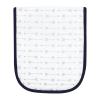 imageLuvable Friends Unisex Baby Cotton Burp Cloths with Fiber Filling Dinosaur One SizeHearts Boy Mommy