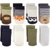 imageLuvable Friends Unisex Baby Cotton Rich Terry Socks 16PackFox Owl