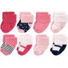imageLuvable Friends Unisex Baby Cotton Rich Terry Socks 16PackNavy Mary Jane