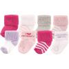 imageLuvable Friends Unisex Baby Cotton Rich Terry Socks 16PackPink Mommy