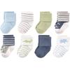 imageLuvable Friends Unisex Baby Cotton Rich Terry Socks 16PackSafari