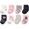 imageLuvable Friends Unisex Baby Cotton Rich Terry Socks 16PackSailboat