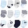imageLuvable Friends Unisex Cotton Rich Baby Terry Socks 24PackAirplane
