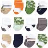 imageLuvable Friends Unisex Cotton Rich Baby Terry Socks 24PackCamo