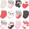 imageLuvable Friends Unisex Cotton Rich Baby Terry Socks 24PackLeopard