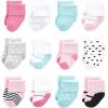 imageLuvable Friends Unisex Cotton Rich Baby Terry Socks 24PackMint Pink Mary Janes