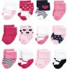 imageLuvable Friends Unisex Cotton Rich Baby Terry Socks 24PackNavy Mary Janes