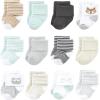 imageLuvable Friends Unisex Cotton Rich Baby Terry Socks 24PackOwl