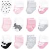 imageLuvable Friends Unisex Cotton Rich Baby Terry Socks 24PackPink Black Ballet