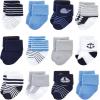 imageLuvable Friends Unisex Cotton Rich Baby Terry Socks 24PackWhale