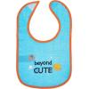 imageLuvable Friends unisexbaby Cotton Terry Drooler Bibs With Peva BackBlue Rocket