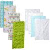 imageLuvable Friends Girl Cotton Flannel Burp Cloth 8Pack Elephant Basic ElephantAbc Basic Elephant