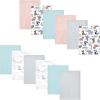 imageLuvable Friends Hudson Baby Flannel Burp Cloths 12pkZoo Critters