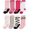 imageLuvable Friends Knee High Baby Girl Socks 8 PackBallet  Bows