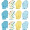 imageLuvable Friends Scratch Mittens 12 Pack Yellow Patterns